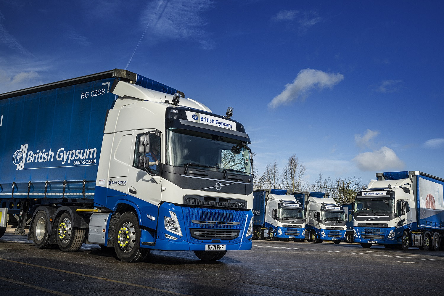 XPO Logistics and British Gypsum are committed to sustainability with Volvo in the UK