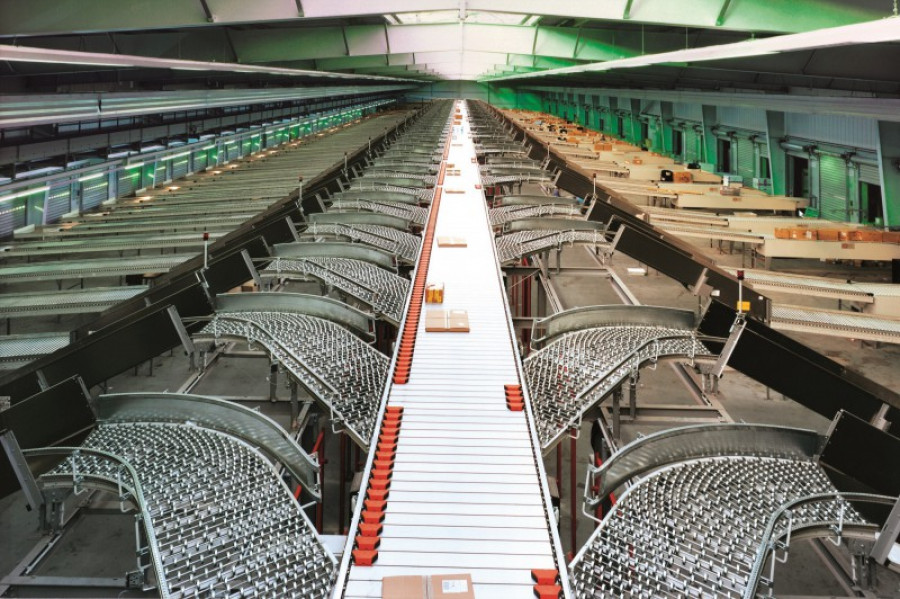 Dematic two way sorter rs200 23745