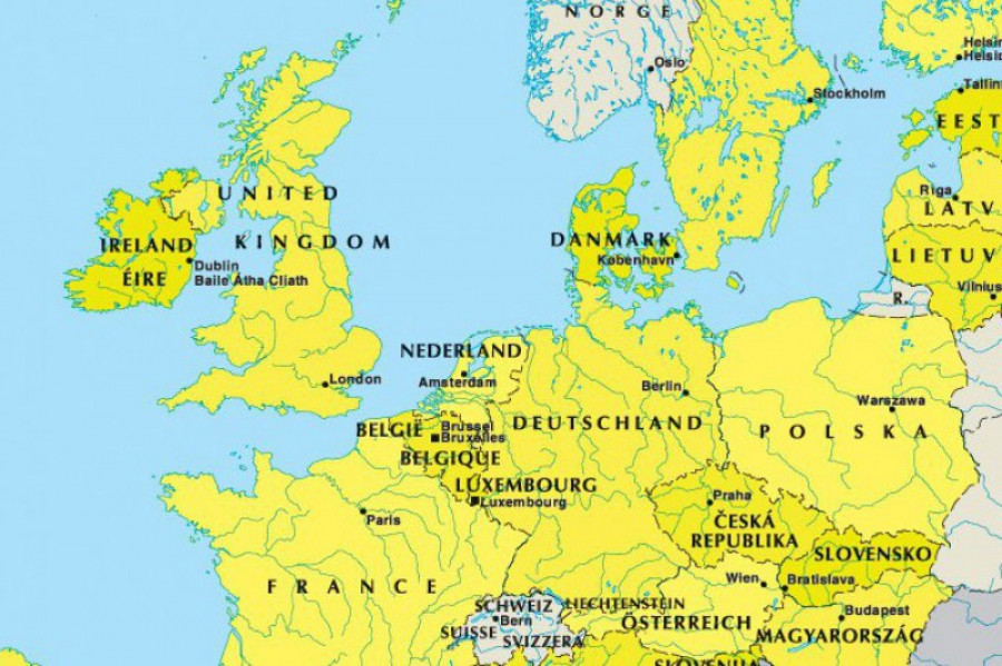 Mapa europa 22014