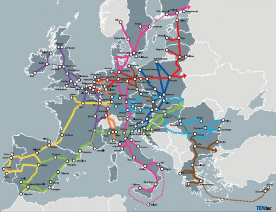 Mapa europa 10875