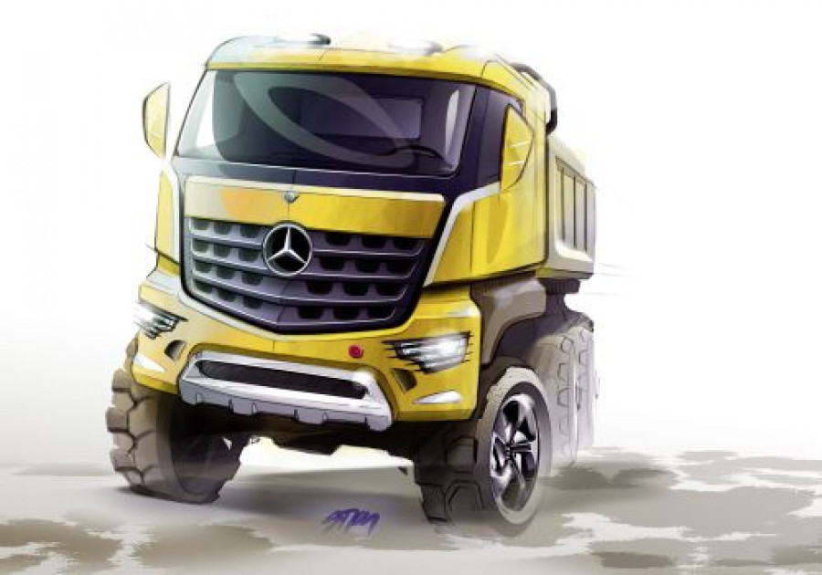 Mercedes benz arocs 6975