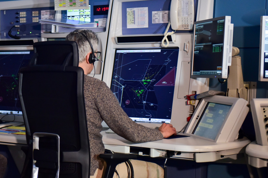 Controlador aéreo de ENAIRE