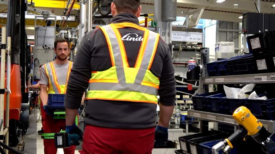 Safety Weste Abstand Linde