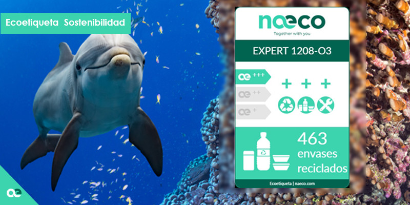 Todos los productos de Naeco cuentan con una ECOETIQUETA, un sistema innovador en el mercado