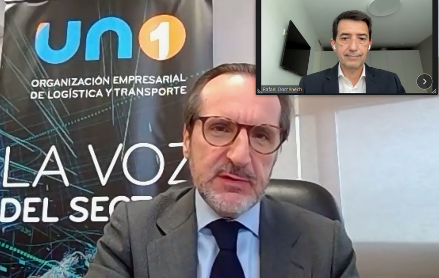 Francisco Aranda y Rafael Doménech en la Junta Directiva UNO Logística