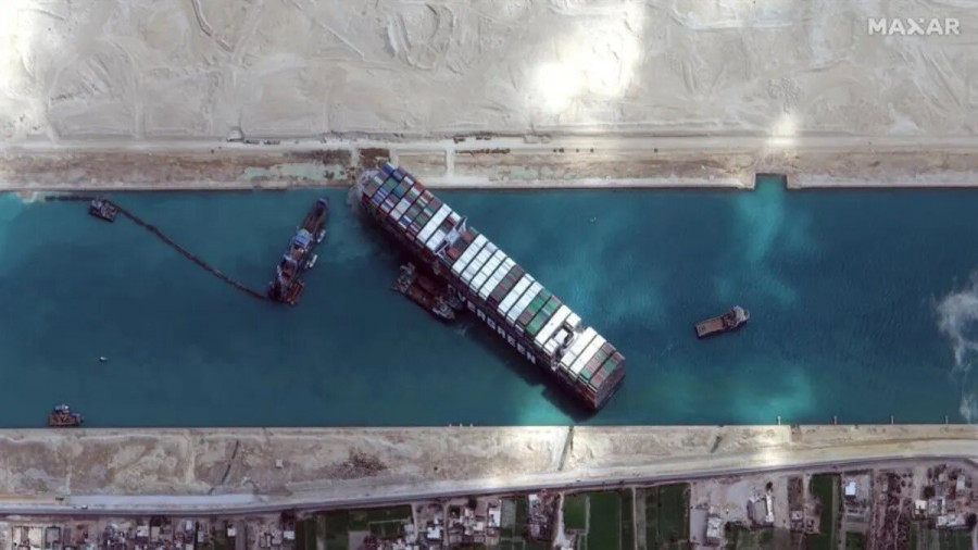 Canal suez bloqueo 2021