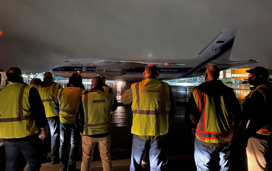 Arrival in RFD Credit DB Schenker Charles Saucedo