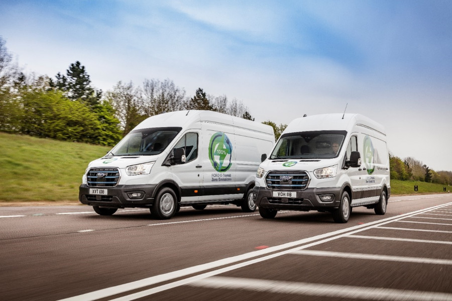 E TRANSIT TRIALS PROTOTYPES DRIVING