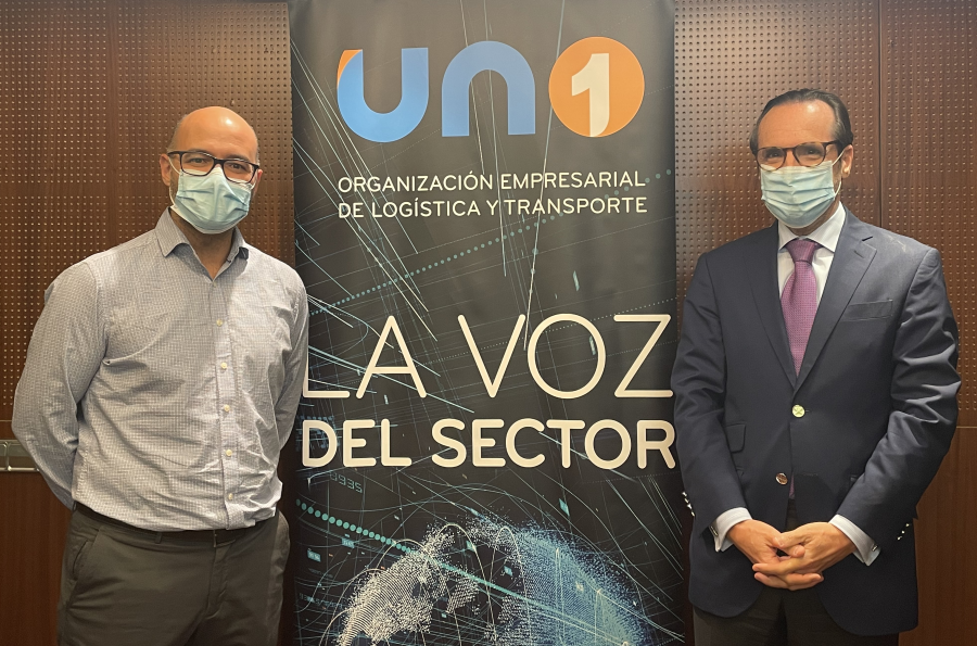 El presidente de UNO Logística, Francisco Aranda, y el managing director de Jobandtalent España, Jesús Rebollo