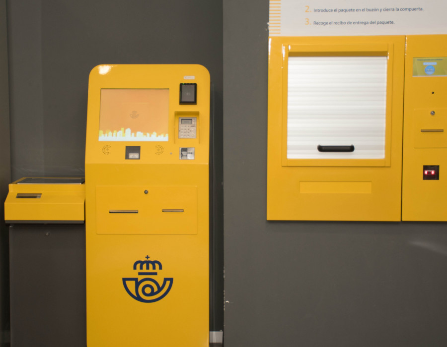 Maquina autoservicio paquetería