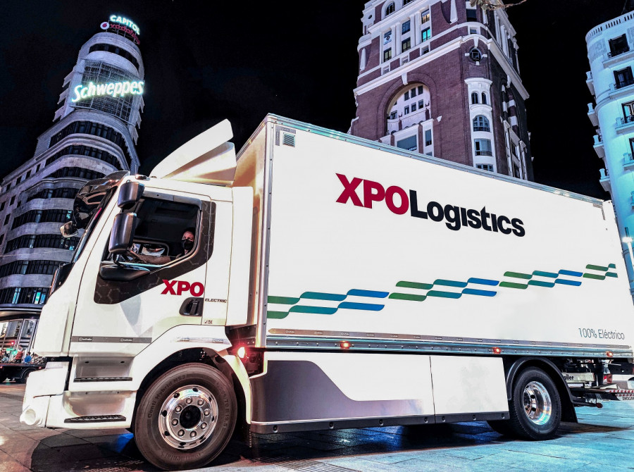 XPO Logistics   Camión eléctrico Volvo