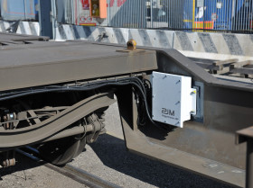 Freight wagon with innovative sensor technology © TX Logistik AG