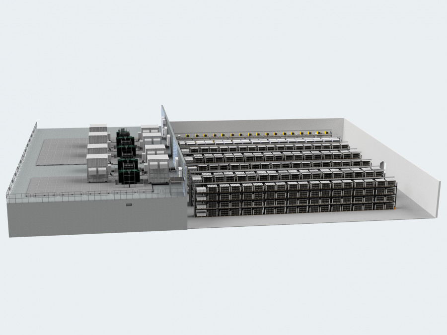 Batteriespeicher Rendering