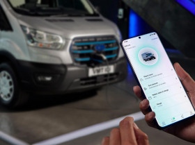 Ford E Transit Detail Ford Telematics MobileApp LOW