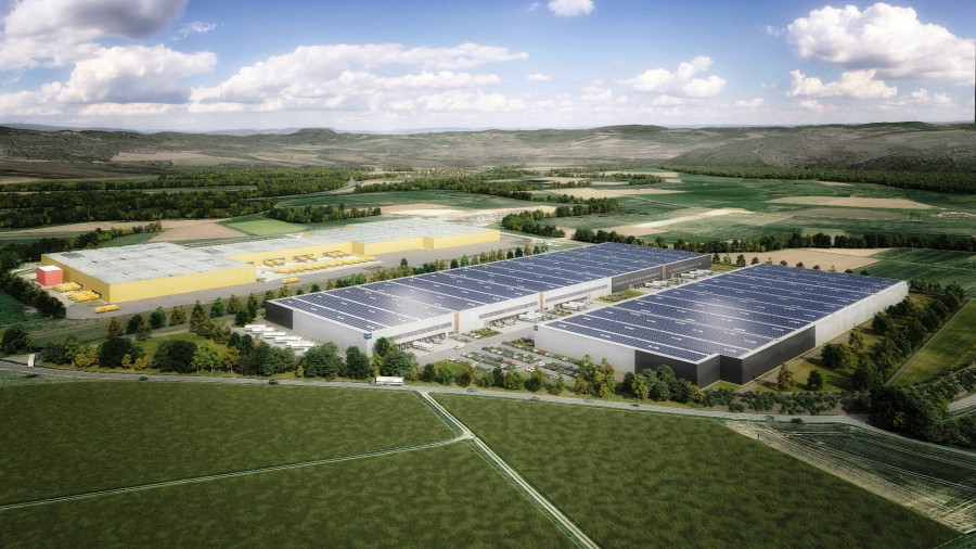 Visualisation logistics centre Ludwigsau © Garbe Industrial Real Estate