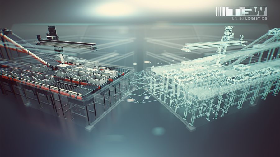 Gemelo digital del robot Rovolution LogiMAT