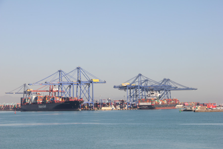Actividad terminales puerto Valencia