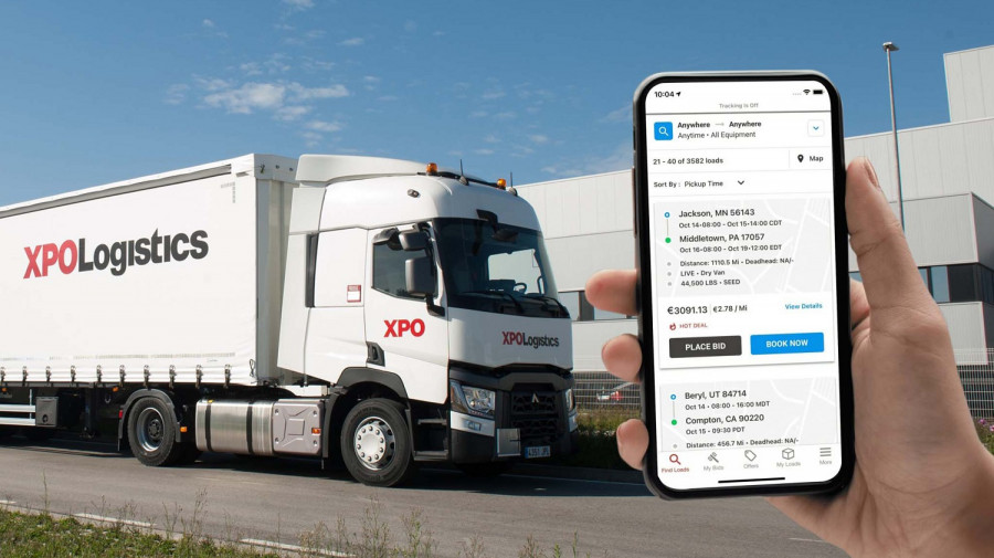 XPO Inversión en digitalización para ayudar a los transportistas de carga completa