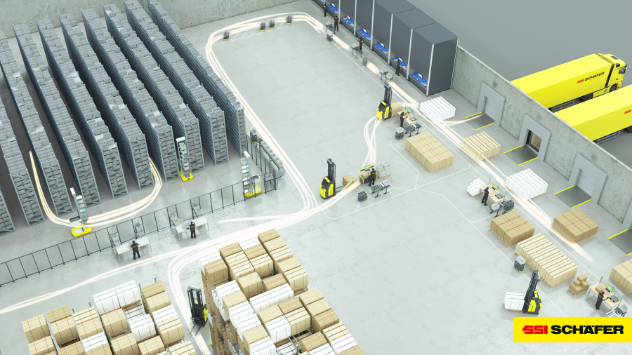 ShelvingSystems MobileRobot Warehouse Logo