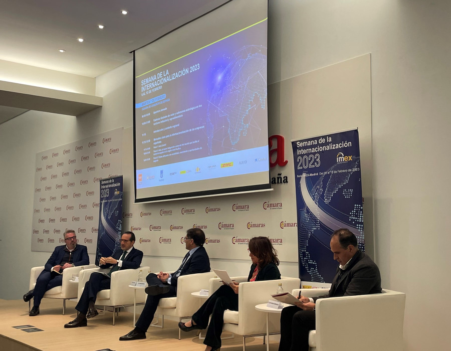 El presidente de UNO, Francisco Aranda, interviene en IMEX Madrid   Semana de la Internacionalización 2023