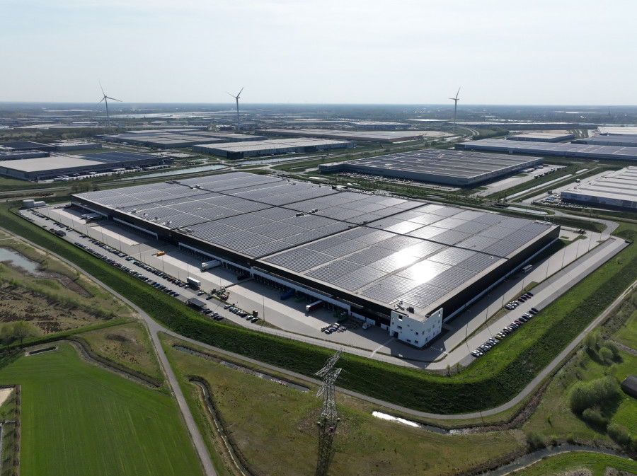 Plataforma logística de Heylen Warehouses en Venlo, Países Bajos
