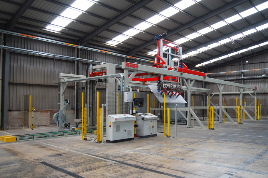 Sem maquina pciking big slab gran formato asebec spanish ceramic