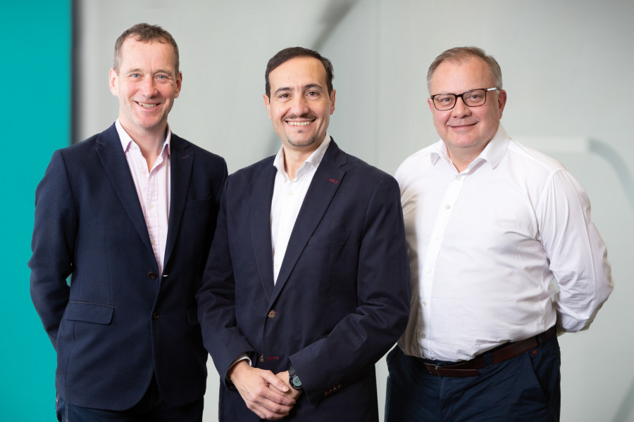 Chancerygate European expansion   (from left) Chancerygate's Richard Bains, Felipe Lainez and Jason Sharman