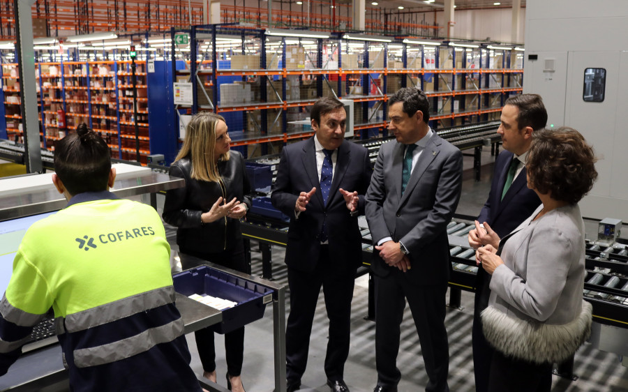 Inauguración de los almacenes de Cofares en Linares
