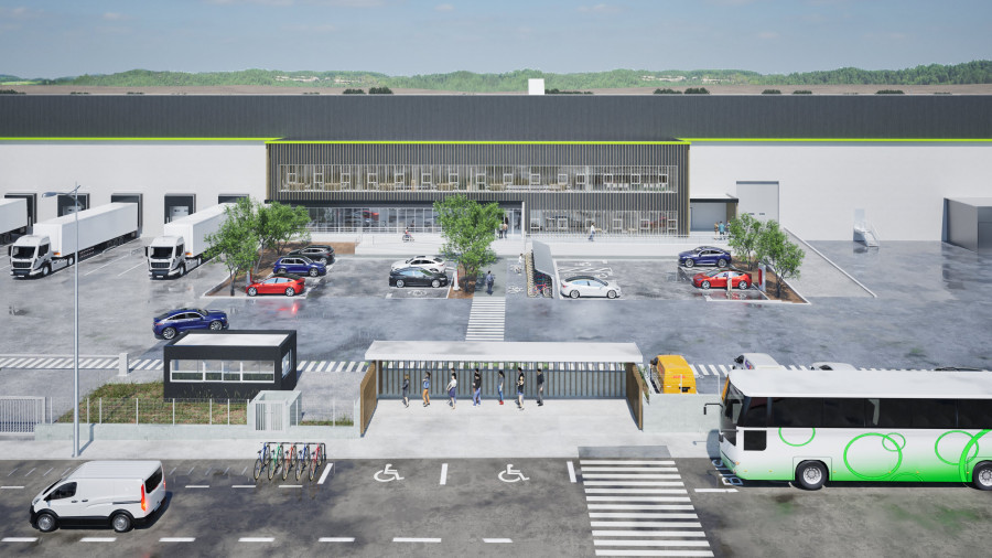Logicor Spain Brafim Render facade