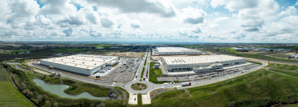 Vista panorámica de la plataforma de Illescas