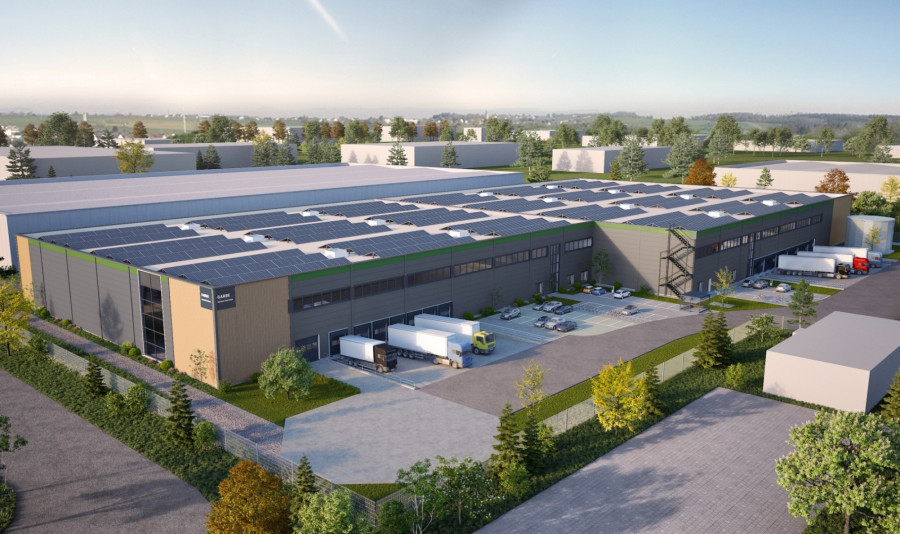 Garbe Visualisation logistics centre Lüneburg Image rights GARBE Industrial Real Estate