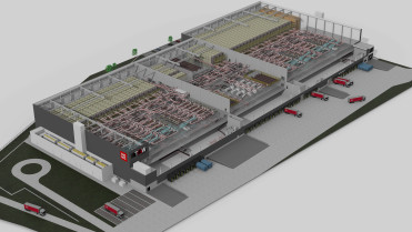 Render del Centro de Distribución de Picnic Oberhausen